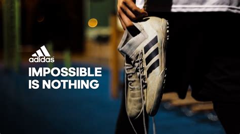 tagline adidas|adidas nothing is impossible.